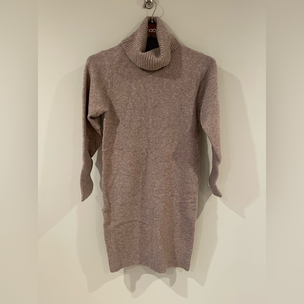 NWT Uniqlo Soufflé Yarn Turtleneck Dress Size XXS
